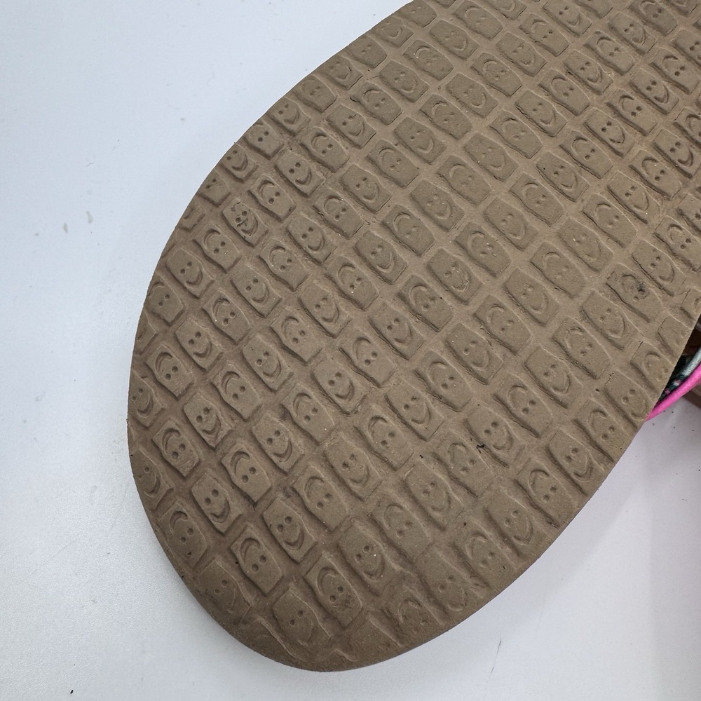 Sanuk Yoga Mat Flip Flops Womens 9 Bright Pink Comfort Beach Casual Sandals - Picture 10 of 12